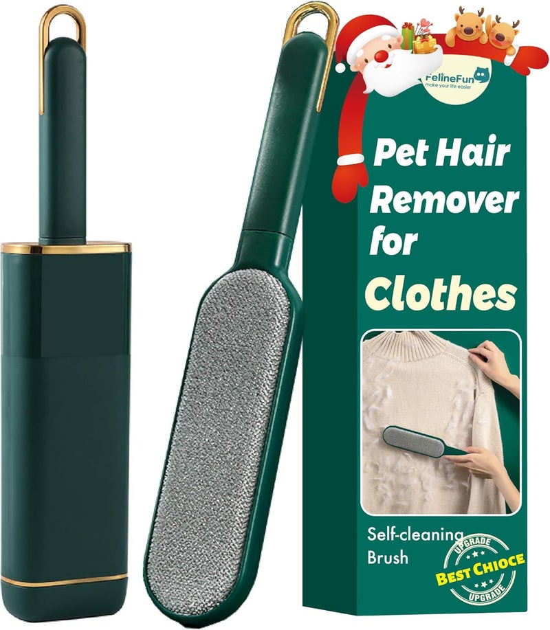 FelineFun Pet Hair Remover for Clothes -Dog & Cat Hair Remover for Clothes-Better Than Lint Rollers for Pet Hair, Lint Remover Brush, Lint from Clothing, Couch, Furniture, Bedding,Car - Image 1